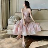  [Vải MM] [208] Vải Tơ Ép Hoa Nhẹ, Mềm, Lên Sơ Mi, Đầm, Váy Đẹp, Sang Trọng Cần Lót (Giá Bán 0.5m) 