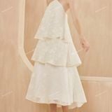  [Vải MM] [208] Vải Tơ Ép Hoa Nhẹ, Mềm, Lên Sơ Mi, Đầm, Váy Đẹp, Sang Trọng Cần Lót (Giá Bán 0.5m) 