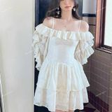  [Vải MM] [208] Vải Tơ Ép Hoa Nhẹ, Mềm, Lên Sơ Mi, Đầm, Váy Đẹp, Sang Trọng Cần Lót (Giá Bán 0.5m) 