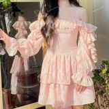  [Vải MM] [208] Vải Tơ Ép Hoa Nhẹ, Mềm, Lên Sơ Mi, Đầm, Váy Đẹp, Sang Trọng Cần Lót (Giá Bán 0.5m) 