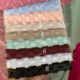  [Vải MM] [202] Vải Tơ Hạt Thời Trang Mềm, Nhẹ Lên Sơ Mi, Đầm, Váy Đẹp, Sang Trọng Cần Lót (Giá Bán 0.5m) 