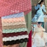  [Vải MM] [202] Vải Tơ Hạt Thời Trang Mềm, Nhẹ Lên Sơ Mi, Đầm, Váy Đẹp, Sang Trọng Cần Lót (Giá Bán 0.5m) 