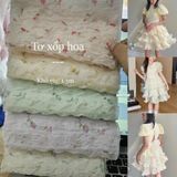  [206] Tơ Xốp Hoa Thời Trang Lên Áo, Váy, Đầm, Set Bộ Thiết Kế (Giá Bán 0.5m) 