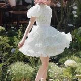  [206] Tơ Xốp Hoa Thời Trang Lên Áo, Váy, Đầm, Set Bộ Thiết Kế (Giá Bán 0.5m) 