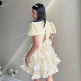  [206] Tơ Xốp Hoa Thời Trang Lên Áo, Váy, Đầm, Set Bộ Thiết Kế (Giá Bán 0.5m) 