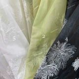  [Vải MM] [209] Vải Tơ Hoa Cẩm Nhẹ, Mát Lên Sơ Mi, Đầm, Váy, Set Bộ Thiết Kế (Giá Bán 0.5m) 