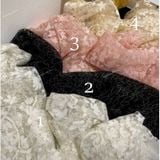  [222] Vải Ren Hoa Mai Cao Cấp Chính Phẩm Lên Váy, Đầm, Set Sang Trọng, Thanh Lịch (Giá bán 0.5m) 