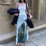  [Vải MM] (Giá 0.5m) (771) Vải Thun Lưới Dẻo Co Giãn 4 Chiều Lên Đầm, Váy, Set Bộ Thiết Kế Cần Lót 