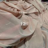  [Vải MM] (Giá 0.5m) (771) Vải Thun Lưới Dẻo Co Giãn 4 Chiều Lên Đầm, Váy, Set Bộ Thiết Kế Cần Lót 