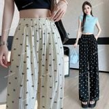  [Vải MM] (822) Vải Dù Nhăn In Nơ Hot Trend Lên Áo, Áo Khoác, Quần, Set Bộ, Đầm, Váy (Giá Bán 0.55m) 