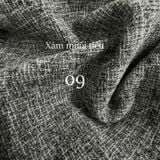  [Vải MM] (835) Vải Dạ Tweed Muối Tiêu Lên Vest, Set Bộ, Quần, Váy, Đầm Sang Trọng Đứng Form (Giá 0.5m) 