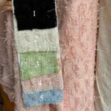  [Vải MM] (840) Vải Dạ Tweed Lông Vũ Dày Vừa Lên Vest, Set Bộ, Quần, Váy, Đầm Sang Trọng Đứng Form (giá bán 0.5m) 