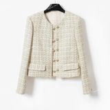  [841] Vải Dạ Tweed Sọc Vuông Dày Vừa Lên Vest, Set Bộ, Quần, Váy, Đầm Sang Trọng Đứng Form (Giá bán 0.5m) 