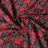  [843] Vải Dạ Chỉ Nổi Vuông Dày Vừa Lên Sơ Mi, Set Bộ, Quần, Váy, Đầm Sang Trọng Đứng Form (Giá bán 0.5m) 