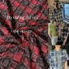  [843] Vải Dạ Chỉ Nổi Vuông Dày Vừa Lên Sơ Mi, Set Bộ, Quần, Váy, Đầm Sang Trọng Đứng Form (Giá bán 0.5m) 