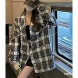  [843] Vải Dạ Chỉ Nổi Vuông Dày Vừa Lên Sơ Mi, Set Bộ, Quần, Váy, Đầm Sang Trọng Đứng Form (Giá bán 0.5m) 