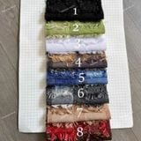  [843] Vải Dạ Chỉ Nổi Vuông Dày Vừa Lên Sơ Mi, Set Bộ, Quần, Váy, Đầm Sang Trọng Đứng Form (Giá bán 0.5m) 