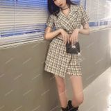  [845] Vải Dạ Tweed Đan Kép Dày Vừa Lên Vest, Set Bộ, Quần, Váy, Đầm Thiết Kế (giá bán 0.5m) 