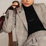  (851) Vải Dạ Kẻ Caro Dày Vừa, Không Giãn Lên Sơ Mi, Váy, Đầm, Quần, Set (Giá bán 0.55m) 