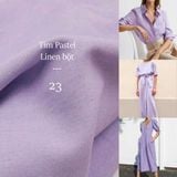  [Vải MM] [105] Vải Linen Bột Mịn Đã Wash Mát Lên Sơ Mi, Quần, Váy, Đầm, Bộ, Áo Dài (giá bán 0.55m) 