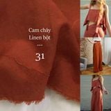  [Vải MM] [105] Vải Linen Bột Mịn Đã Wash Mát Lên Sơ Mi, Quần, Váy, Đầm, Bộ, Áo Dài (giá bán 0.55m) 