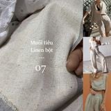  [Vải MM] [105] Vải Linen Bột Mịn Đã Wash Mát Lên Sơ Mi, Quần, Váy, Đầm, Bộ, Áo Dài (giá bán 0.55m) 
