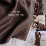  [113] Vải Linen Tưng Hàn 150gsm Chính Phẩm Mát, Cao Cấp Lên Sơ Mi, Váy, Đầm, Set Bộ (Giá Bán 0.5m) 