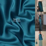  [Vải MM] (300) Vải Lụa Ngọc Trai Loại 1 Chính Phẩm Giãn Nhẹ, Mướt May Áo Dài, Sơ Mi, Váy, Đầm, Set Bộ (Giá bán 0.55m) 
