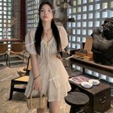  [Vải MM] (211) Vải Tơ Nhăn Nhẹ, Mềm, Mướt Lên Sơ Mi, Đầm, Váy Đẹp, Sang Trọng (Giá Bán 0.5m) 