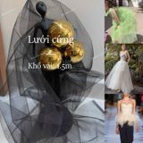  [Vải MM] (251) Vải Lưới Cứng Đứng Form, Không Giãn Lên Áo Kiểu, Đầm, Váy Thiết Kế (Giá Bán 1m) 