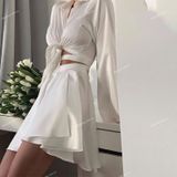  [Vải MM] (300) Vải Lụa Ngọc Trai Loại 1 Chính Phẩm Giãn Nhẹ, Mướt May Áo Dài, Sơ Mi, Váy, Đầm, Set Bộ (Giá bán 0.55m) 