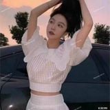  [Vải MM] (201) Vải Tơ Đan 2 Sợi Nhẹ, Mềm, Mướt Lên Sơ Mi, Đầm, Váy Đẹp, Sang Trọng Cần Lót (Giá Bán 0.5m) 