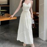  [Vải MM] (752) Vải Thun Sóng Thời Trang Co Giãn 4 Chiều Lên Áo, Váy, Đầm, Set Bộ Thời Trang (Giá Bán 0.5m) 