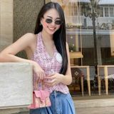  [842] Vải Dạ Tweed Sọc Đan Dày Vừa Lên Vest, Set Bộ, Quần, Váy, Đầm Sang Trọng Đứng Form (Giá bán 0.5m) 