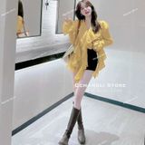  [Vải MM] (211) Vải Tơ Nhăn Nhẹ, Mềm, Mướt Lên Sơ Mi, Đầm, Váy Đẹp, Sang Trọng (Giá Bán 0.5m) 