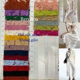  [282] Vải Ren Hoa Không Giãn Lên Áo, Váy, Đầm, Set Bộ Thiết Kế Phù Hợp Ngày Hè (Giá Bán 0.5m) 