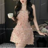  [Vải MM] (840) Vải Dạ Tweed Lông Vũ Dày Vừa Lên Vest, Set Bộ, Quần, Váy, Đầm Sang Trọng Đứng Form (giá bán 0.5m) 