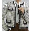  [842] Vải Dạ Tweed Sọc Đan Dày Vừa Lên Vest, Set Bộ, Quần, Váy, Đầm Sang Trọng Đứng Form (Giá bán 0.5m) 