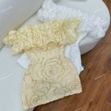  [Vải MM] (284) Vải Ren Gấm Tơ Sang Trọng Không Giãn Lên Áo, Đầm, Váy, Áo Dài, Set Thiết Kế (Giá Bán 0.5m) 