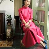  [Vải MM] (308) Vải Tafta Lụa Chính Phẩm Bóng Mướt, Không Giãn Lên Váy, Đầm, Set (Giá bán 0.5m) 