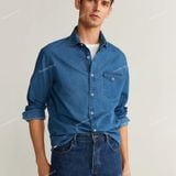  [Vải MM] (800) Vải Jean Denim Co Giãn Nhẹ, Dày Vừa Lên Sơ Mi, Váy, Đầm, Set Bộ (giá 0.55m) 