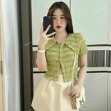  [Vải MM] (752) Vải Thun Sóng Thời Trang Co Giãn 4 Chiều Lên Áo, Váy, Đầm, Set Bộ Thời Trang (Giá Bán 0.5m) 