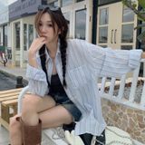  [Vải MM] (402) Vải Sơ Mi Kate Sọc Đứng Mềm, Mát lên Sơ Mi Nam Nữ, Đầm, Set Bộ (Giá bán 0.55m) 