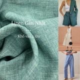  [Vải MM] [114] Vải Linen Gân Nhật Chống Nhăn Lên Quần, váy, Đầm, Vest, Blazer, Set Bộ (Giá Bán 0.55m) 