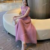  [Vải MM] (200) Vải Tơ Nến Nhẹ, Đứng Form, Không Giãn Lên Áo Kiểu, Áo Dài, Váy, Đầm Thiết Kế (Giá Bán 0.5m) 