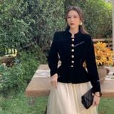  [Vải MM] (603) Vải Nhung Budanh Cứng Chính Phẩm Lên Áo Kiểu, Áo Dài, Váy, Đầm Thiết Kế (Giá 0.5m) 