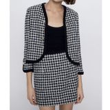  [834] Vải Dạ Tweed Caro  Lên Vest, Set Bộ, Quần, Váy, Đầm Sang Trọng Đứng Form 