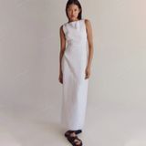  [Vải MM] [112]  Vải Linen Bột Dày Chính Phẩm Mịn, Mát Lên Sơ Mi, Quần, Váy, Đầm, Bộ, Áo Dài (Giá Bán 0.55m) 