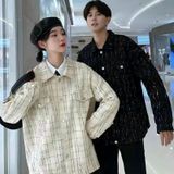  [842] Vải Dạ Tweed Sọc Đan Dày Vừa Lên Vest, Set Bộ, Quần, Váy, Đầm Sang Trọng Đứng Form (Giá bán 0.5m) 