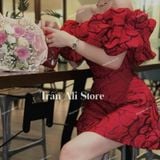  [Vải MM] (284) Vải Ren Gấm Tơ Sang Trọng Không Giãn Lên Áo, Đầm, Váy, Áo Dài, Set Thiết Kế (Giá Bán 0.5m) 